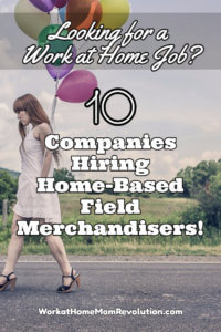 Home-Based Field Merchandising Jobs