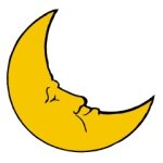 yellow-crescent-moon-image