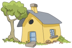 house-yellow-gray-roof-image
