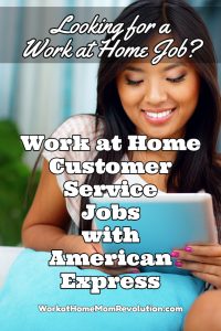work at home customer service American Express