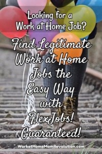 FlexJobs: Find Work at Home Jobs the Easy Way!