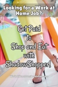 Get Paid to Shop and Eat with ShadowShopper