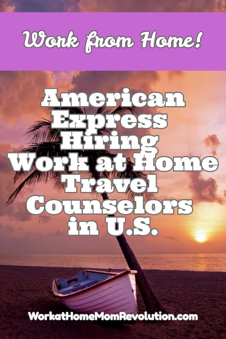 Work at Home: American Express Virtual Travel Counselor Jobs - Work at