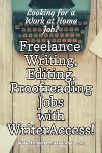 Freelance Jobs with Writer Access!