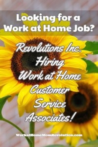 Home-Based Customer Support Jobs with Revolutions Inc.