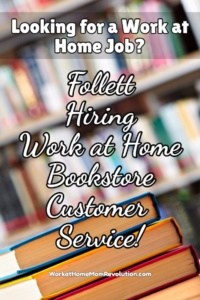 Work at Home Bookstore Customer Service Jobs with Follett