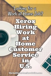Xerox Work at Home Customer Service Jobs in U.S.