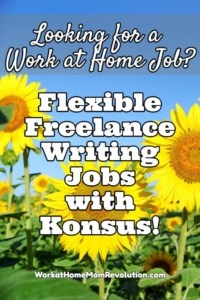 Flexible Freelance Writing Jobs with Konsus