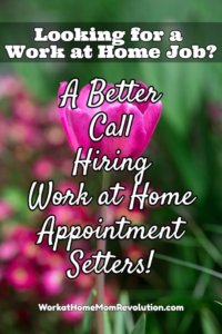 Work at Home: A Better Call Phone Jobs