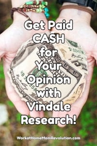 Get Paid Cash for Your Opinion with Vindale Research