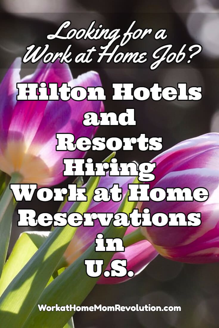 Hilton reservations work at home jobs