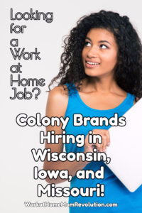 Work at Home with Colony Brands