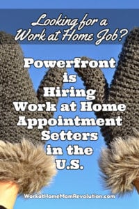 Work at Home Appointment Setting Jobs with Powerfront