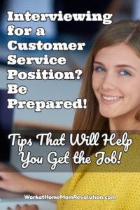 Tips on Inteviewing for a Customer Service Position