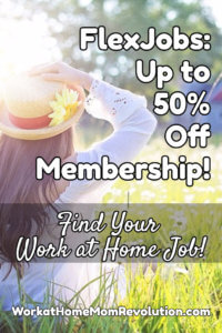 FlexJobs Work at Home Jobs
