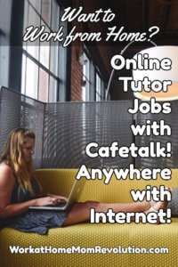 online tutor jobs with Cafetalk