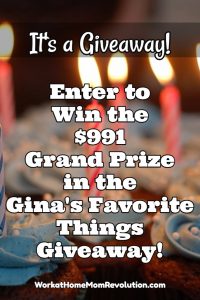 Gina's Favorite Things Giveaway