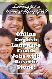 Rosetta Stone Work at Home English Coach Jobs
