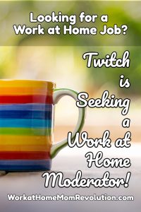 work at home job with twitch