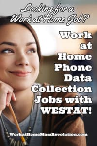 work at home phone jobs with WESTAT