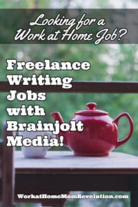 Freelance Writing Jobs with Brainjolt Media