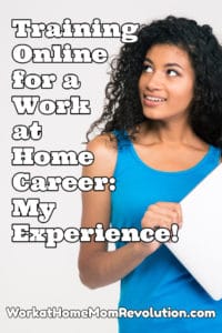 training online for a work at home career with Career Step