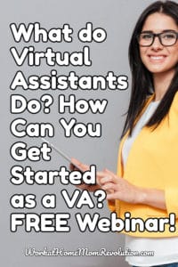 free virtual assistant webinar with Gina Horkey