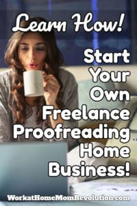 start your own freelance proofreading home business