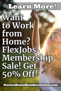 flexjobs membership sale earth day