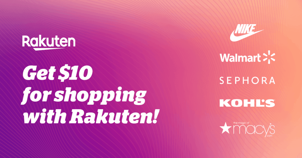 Get Cash Back with Rakuten