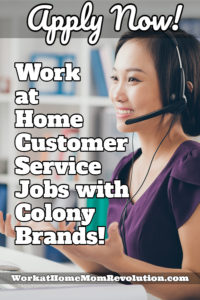 Work at Home: Colony Brands is Hiring Customer Service Agents!
