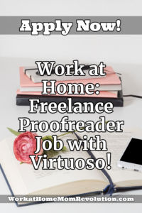 Freelance Proofreader Job with Virtuoso