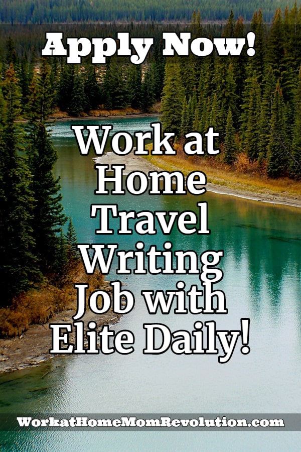 part time homeworking travel jobs