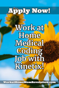 work at home medical coder job with Kinetix