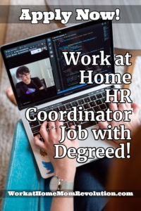 Work at Home HR Coordinator Job with Degreed: Hiring Now!