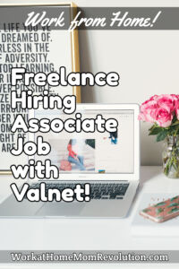 freelance hiring associate job Valnet