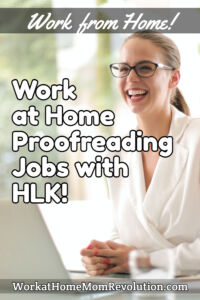 work at home proofreading jobs with HLK
