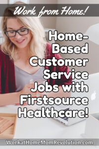 Home-Based Customer Service Jobs with Firstsource Healthcare