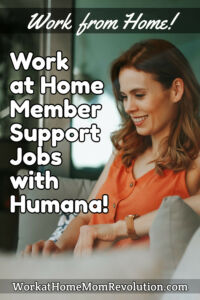 work at home member support jobs Humana