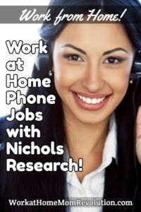 home-based phone interviewer jobs Nichols Research