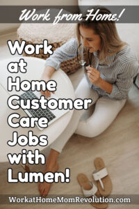 work at home customer care jobs Lumen