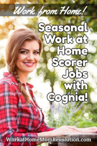 seasonal work at home scoring jobs Cognia
