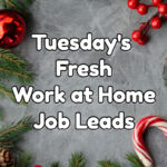 Fresh Work at Home Job Leads - Tuesday, December 13th, 2022