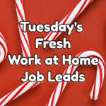 Tuesday's Fresh Work at Home Job Leads - Dec 6 2022 top