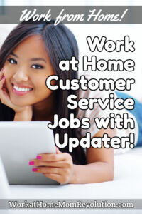 work at home customer service jobs with Updater