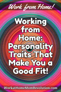 working from home personality traits pin